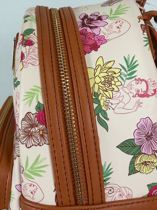 Loungefly Disney Princess Floral Mini Backpack With tags main image 5